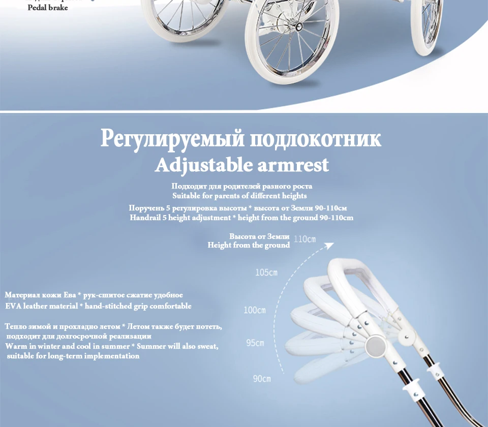 CoolBaby/Детская Коляска 2 в 1; коляска для лежа или увлажнения; складной светильник; Двусторонняя детская коляска; четыре сезона;