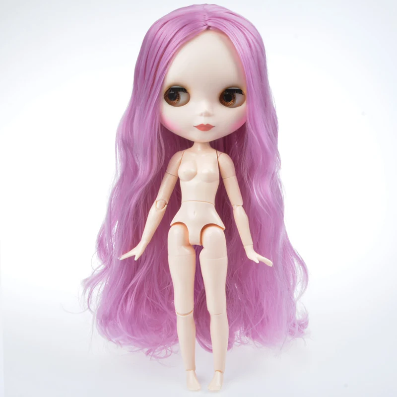 Blyth кукла Blyth матовое лицо матовая белая кожа 1/6 BJD шарнирная кукла ручной набор пользовательские куклы для девочек подарок для коллекции кукол - Цвет: Matte Face 3-NBL23