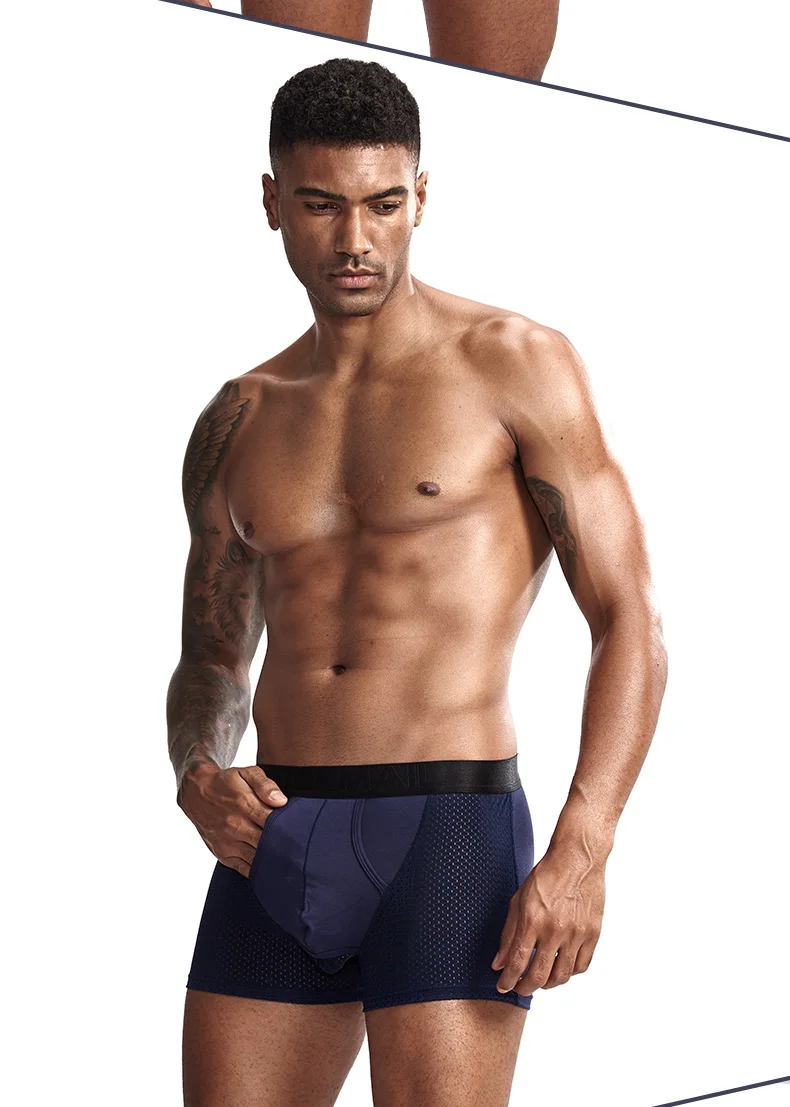 Jockmail, сексуальное мужское нижнее белье, сетка, Мошонка, уход, капсула, функция, здоровье, Сеульское, выпуклое разделение, боксеры, гей, пенис, оболочка, мешочек