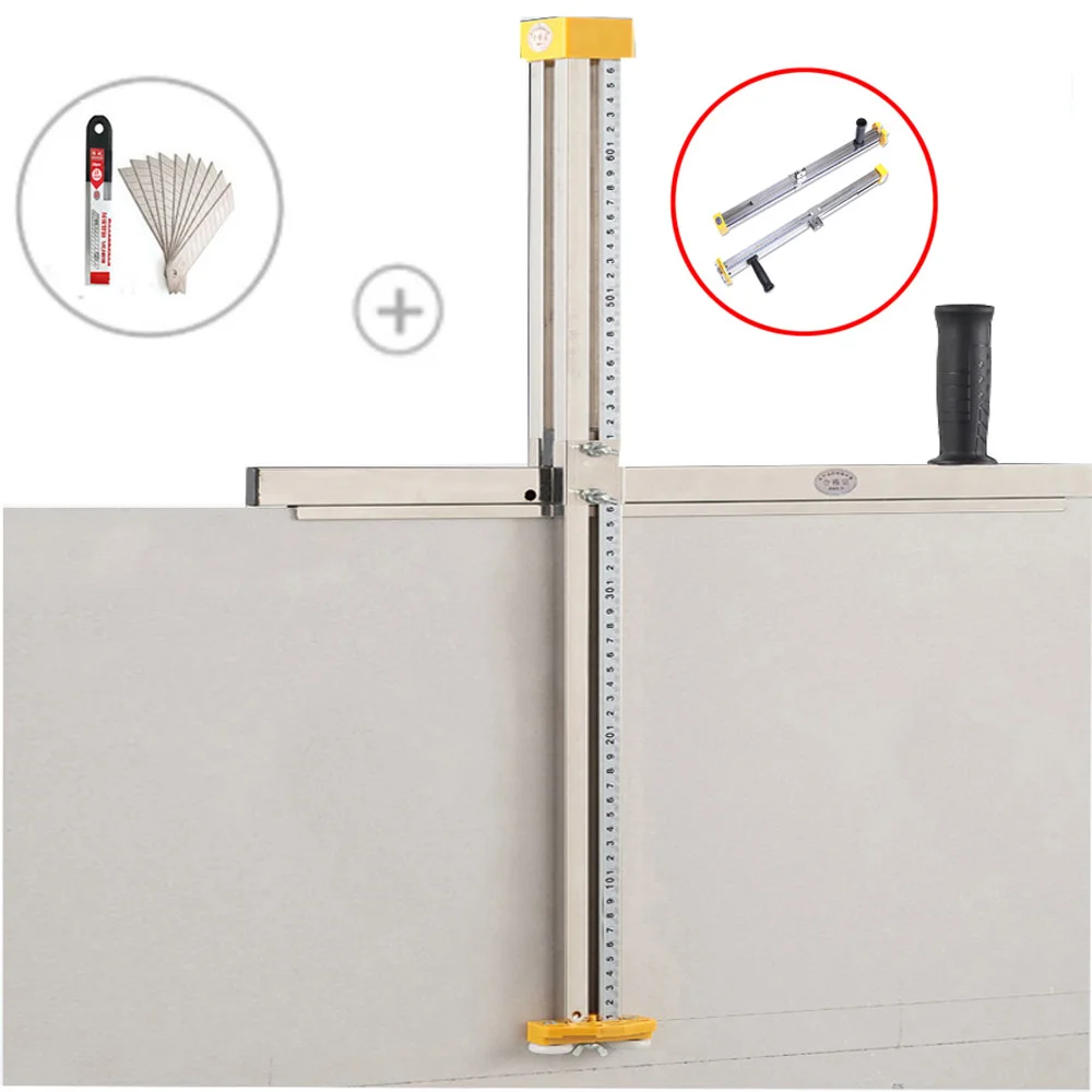 

New Gypsum board cutting artifact stainless steel hand push universal woodworking decoration panel foldable tool