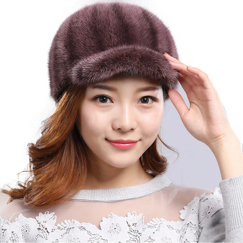 Gorro, защищающая малыша от солнца и De Piel De Vison De Invierno Para Mujer Gorra De Piel De Pato De Invierno, одежда для детей
