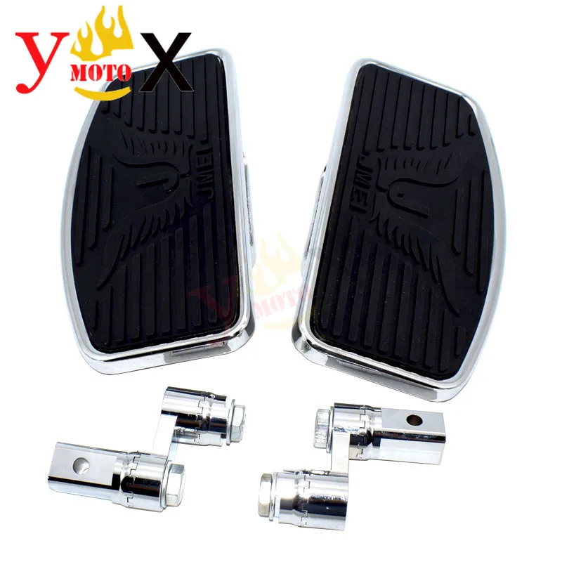 Передней Подножки для ног ножная педаль доски для Yamaha Drag Star 250 XVS250 XVS400 XVS650 Virago XV 125 250 400 535 VMAX1200 - Цвет: Eagale Type