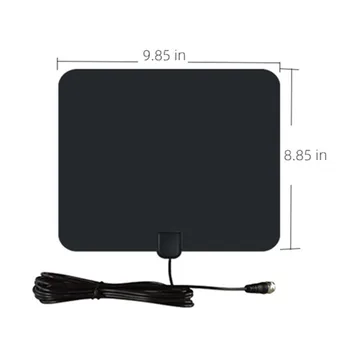 

TV Antenna indoor 25DB High Gain HD TV DTV Box Digital TV Antenna EU Plug 50 Miles Booster Active Indoor Aerial HD Flat Design
