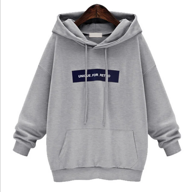 Свитшоты с буквенным принтом, Женская Перемычка Hoody с длинным рукавом, пуловер, топ, блузка, женский свитер, пуловеры, Poleron Sudadera