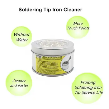 

1pc Welding Tool Mouth Cleaner Ball For Soldering Welding Wire Tip Solder Iron Cleaning Soldering Steel GOLD Cleaner Statio K0B6