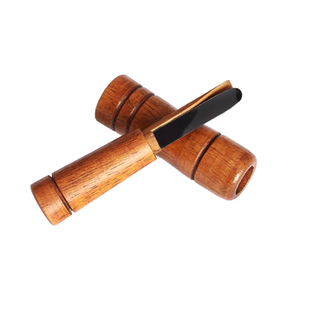 

Magorui Whistle Wood Duck Call Whistle Hunting Brown Oak Wooden
