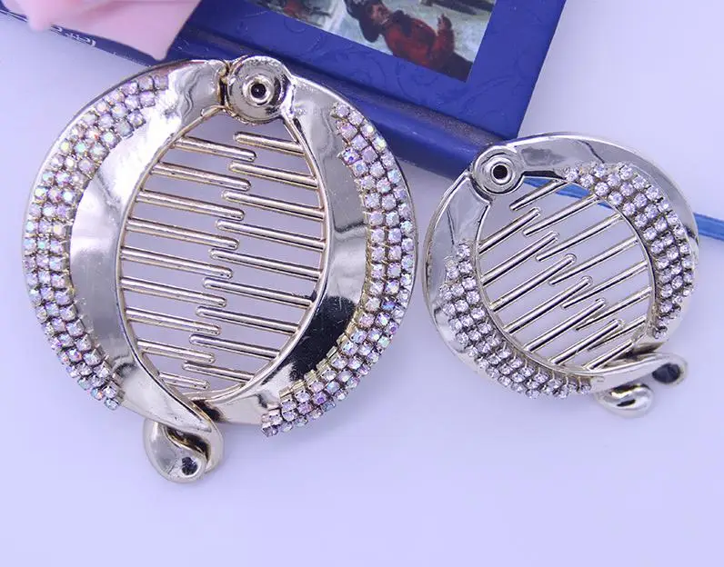 Hair Claws Clip Fish Shape Banana Barrettes With Stones Hairpins Accessories For Women Clamp ACC80 |
