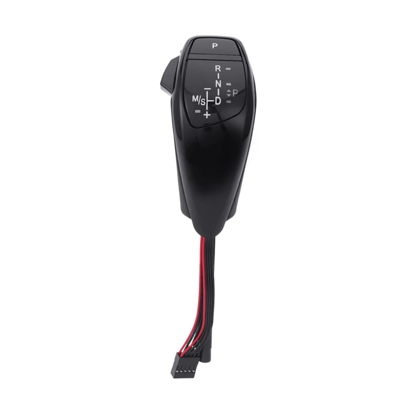 

Lhd Automatic Led Shift Knob Gear Shifter Lever For Bmw E46 E60 E61 E63 E64 (Pure Black Paint)