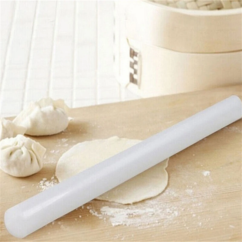 Non-stick Plastic Cake Roller Dough Cake Baking Cooking Roller Tool Fondant Cake Rolling Pin Crafts