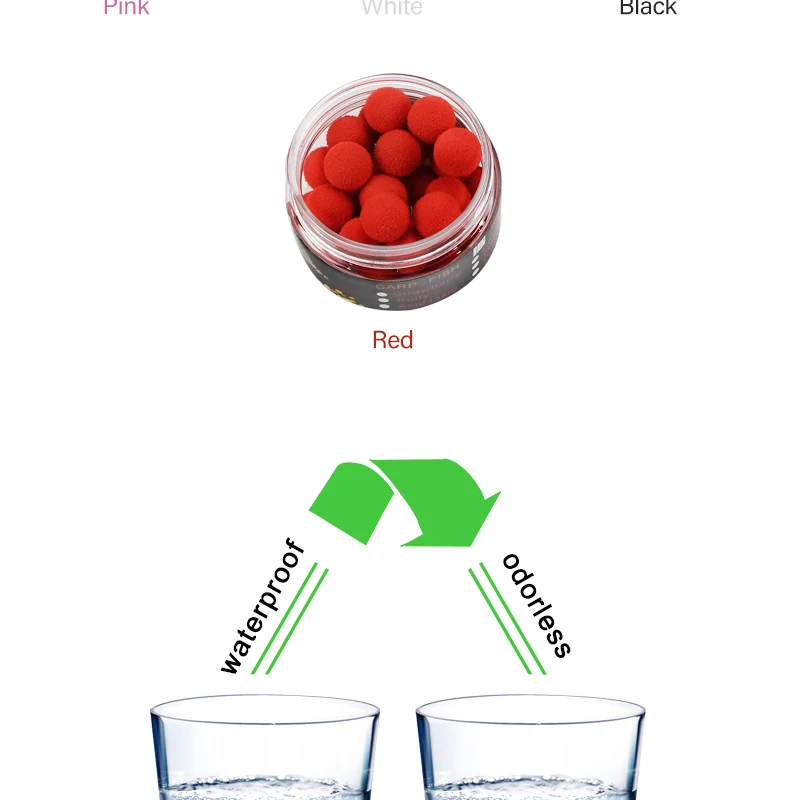Mosodo рыболовные приманки для ловли карпа плавающие бусины Eva Pop Up 10 мм 12 мм 14 мм безвкусная приманка 32 шт. 30 шт. 26 шт. всплывающая приманка для рыбалки
