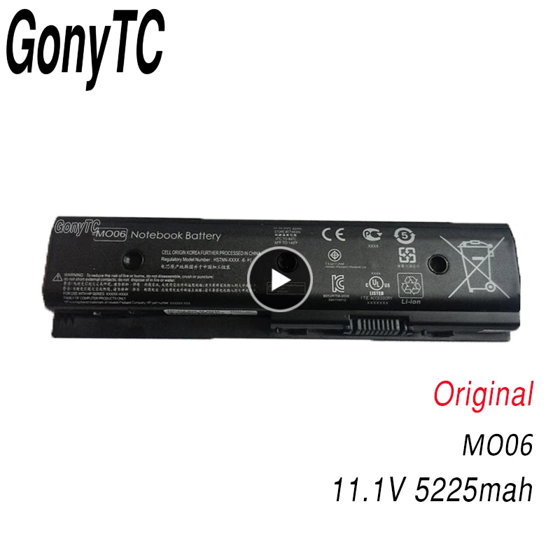 

GONYTC original MO06 Laptop Battery MO06 HSTNN-LB3N For HP Pavilion DV4-5000 DV6-7002TX 5006TX DV7-7000 Batteries 671567-421