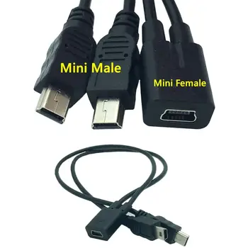 

Mini USB 1 to 2 Y Splitter Cable,USB 2.0 Mini 5-Pin Female to Double 2 Male Converter High Speed Charging Cable Cord
