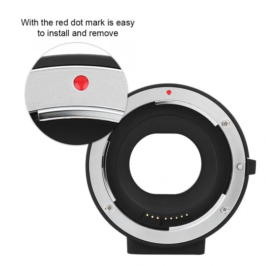 GloryStar Mk-c-af4 Авто Регулятор резкости кольцо для Canon Eos-m Крепление камеры к Ef-s объектив адаптер кольцо