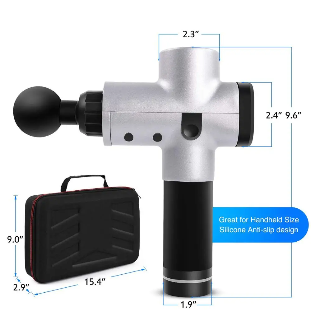 Массаж мышц пистолет мышц Массажер боль в мышцах Управление после того, как для тренировок и упражнений расслабления тела для похудения и формирования облегчение боли