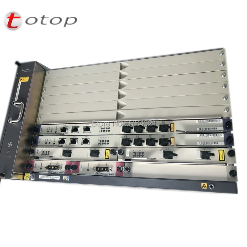 Huawei 10G GPON OLT MA5683T с 2xSCUN+ 2xPRTE+ 2x X2CS(X2CS с модулем программирования в производственных условиях), терминал оптической линии