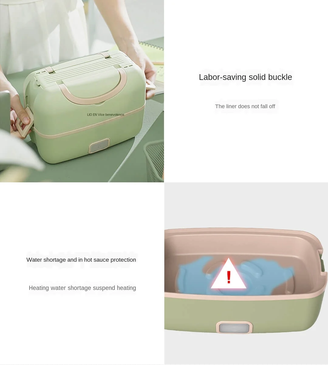 Liven Portable Cooking Electric Lunch Box: full specifications