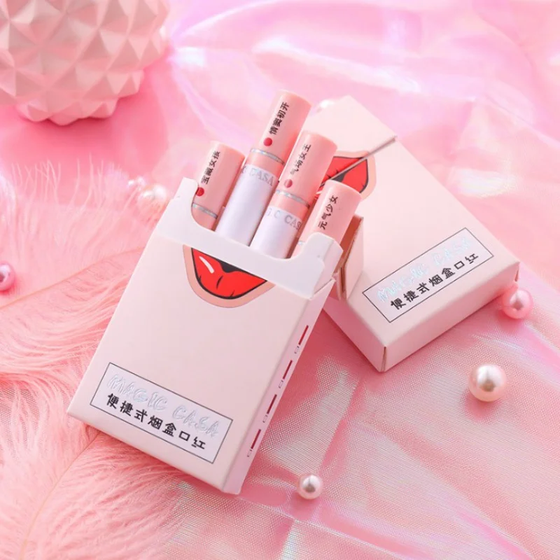 4pc Tube Shape Matte Nude Lipstick Non-stick Cup Moisturizing Long-lasting Waterproof Lipstick Lip Tint Makeup Lipstick 4pc Tube Shape Matte Nude Lipstick Non-stick Cup Moisturizing Long-lasting Waterproof Lipstick Lip Tint Makeup Lipstick