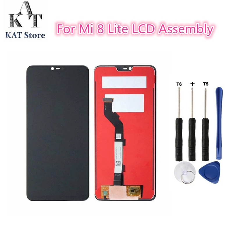 

KAT 6.26" LCD Display Touch Screen For Xiaomi Mi 8 Lite LCD Digitizer Assembly Best After-sales service