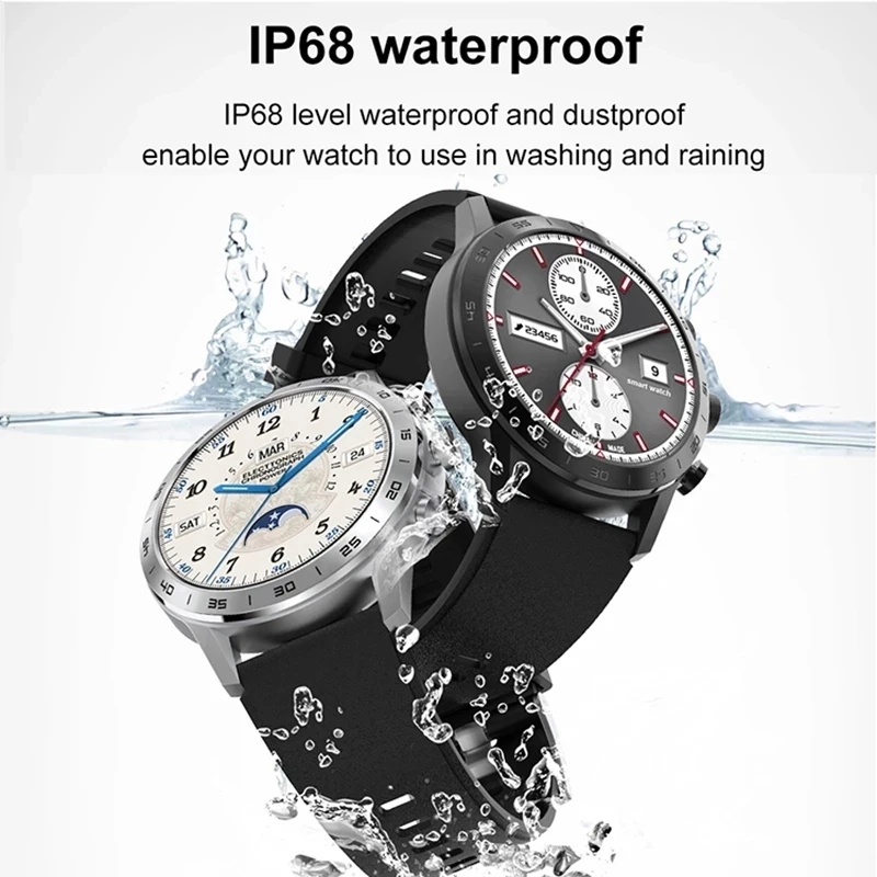 Men Wireless Charging Smart Watch 2022 NEW IP68 Waterproof Smartwatch Men s Watches Fitness Bracelet For