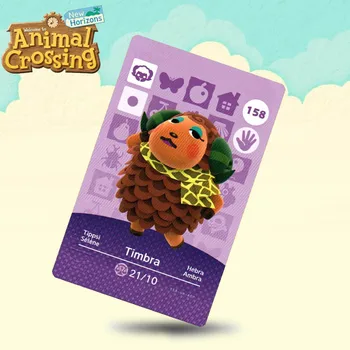 

158 Timbra Animal Crossing Card Amiibo Cards Work for Switch NS 3DS Games