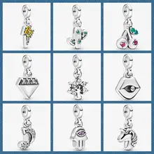 PDB DZ 34 оригинальная серия Me подвеска с шармом 925 серебро темперамент простые женские ювелирные изделия подарок для DIY браслета