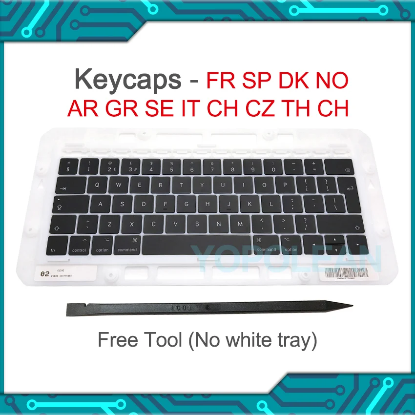Ноутбук A1706 A1707 Французский Испанский клавиатура ключ крышка для Macbook Pro Retina 13