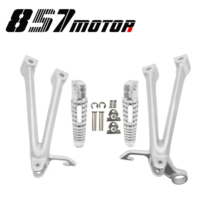 Задние подножки для Suzuki GSXR 600 750 2008 2009 Пассажирские педали кронштейны мотоциклов