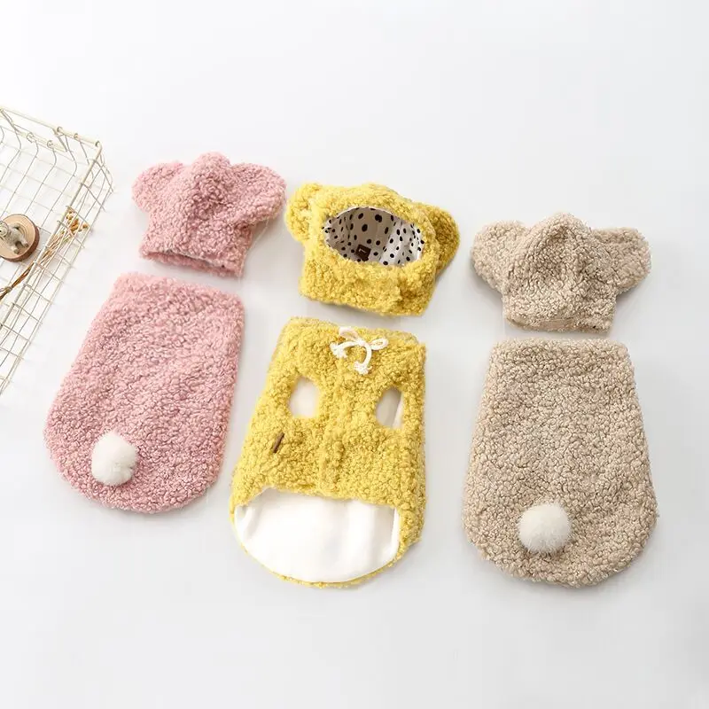 

Dog Clothes for Autumn and Winter 2019 Newest Dog Fleece Warm Clothes Elastic Thickened Multi Colors Two Feet Pet Clothes