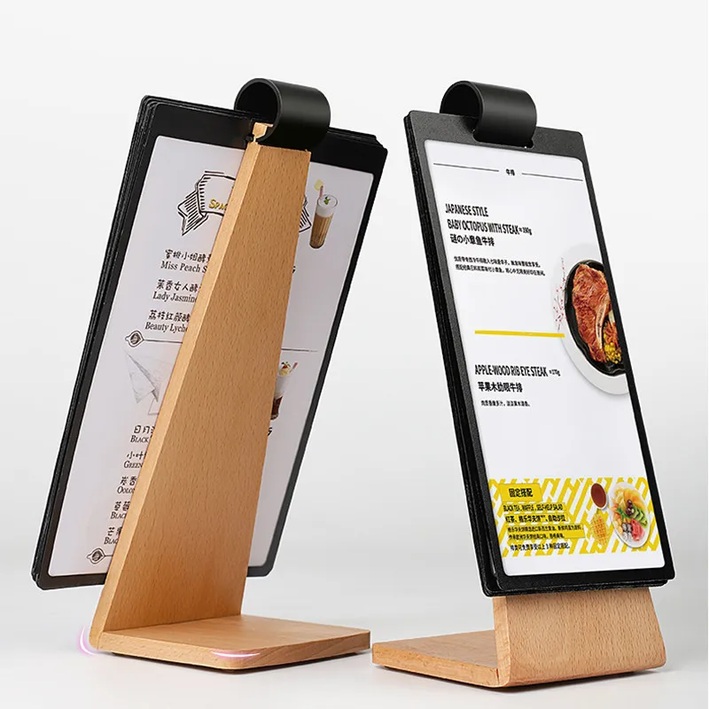 8 Porta Menù Da Tavolo In Acrilico Trasparente A Forma Di T – Espositori Doppia Faccia Per Foto, Menu Matrimonio, A5 (14,7 X 21,1 Cm) - 4