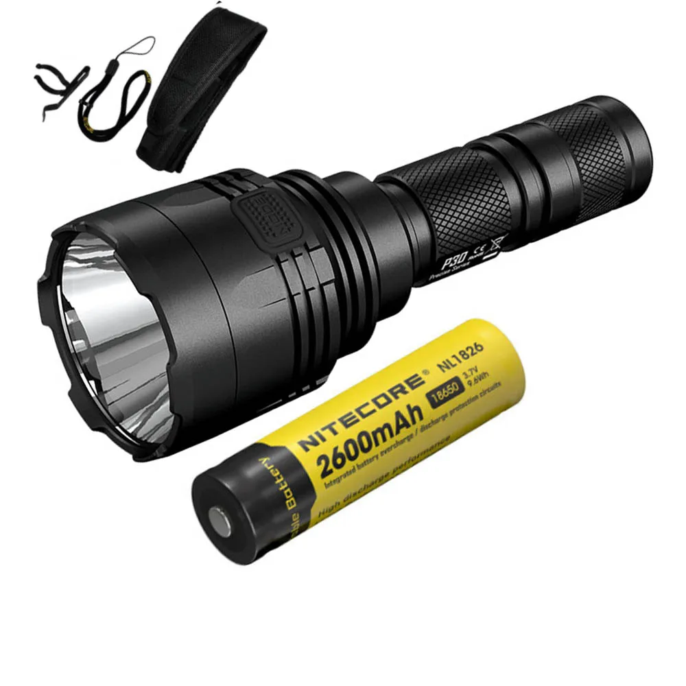 P30 NL1826 NITECORE P30 вспышка светильник CREE XP-L HI V3 светодиодный макс. 1000 лм 8 режимов работы луч distane 618 м светодиодный фонарь наружный спасательный светильник - Испускаемый цвет: P30 NL1826