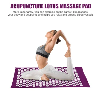 

Non Woven Sponge Acupoint Massage Cushion Acupuncture Yoga Mat and Pillow with Cotton Bag for Relieving Stress Body Pain