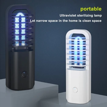 

Sterilization Lamp 2.5V Clean Air Kill Mite USB Charging Portable Ozone Quartz Disinfection Light Bulb for Home Bathroom
