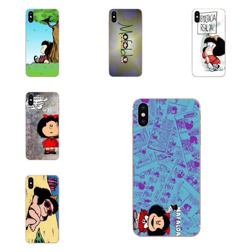 

Unique Hot Sale Mafalda For Apple iPhone 4 4S 5 5C 5S SE 6 6S 7 8 Plus X XS Max XR Soft Silicone TPU Transparent Capa Case