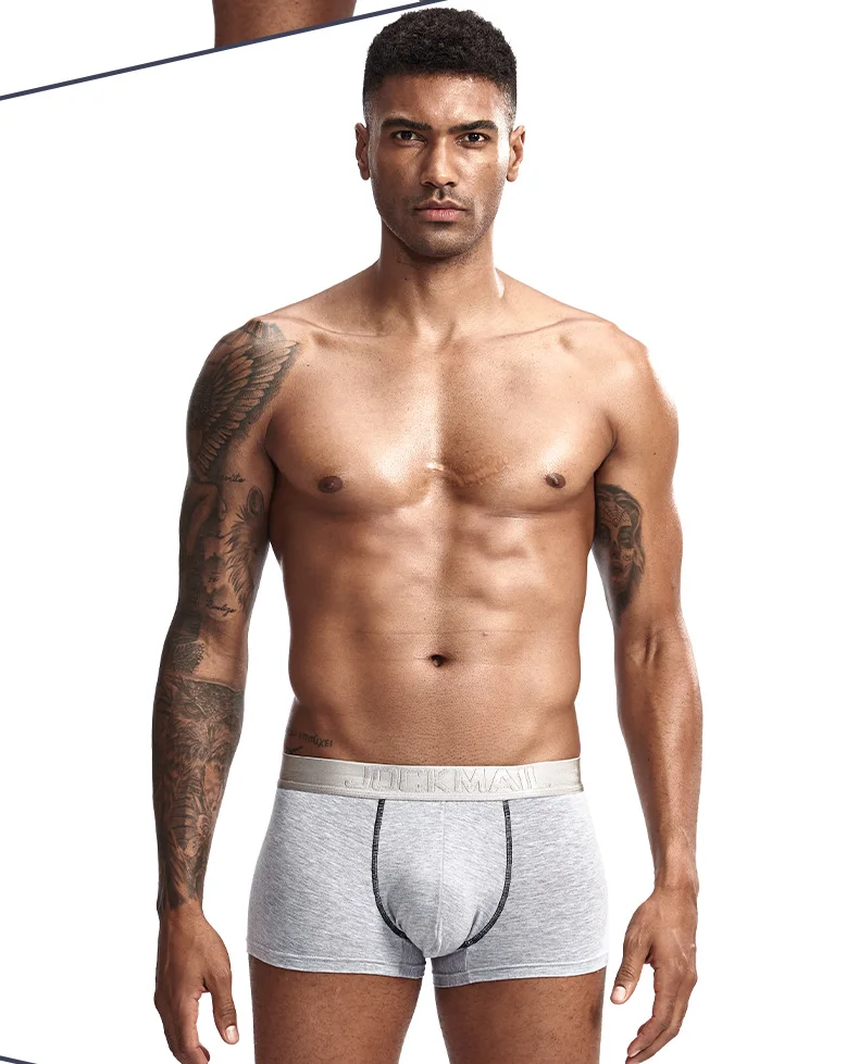 JOCKMAIL, сексуальное мужское нижнее белье, боксеры, 3D, в форме гамака, мешочек для пениса, для большого пениса, сетчатые панели, мужские боксеры, шорты, нижнее белье для геев