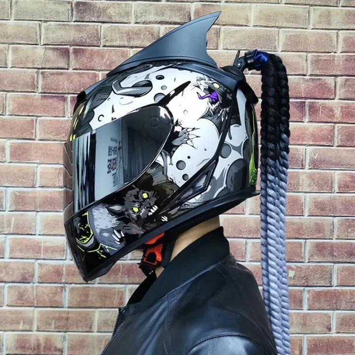 Мотоциклетный шлем с полным лицевым покрытием дышащий Capacete Da мотоциклетный для