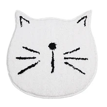 Ворсистый ковер с мультяшными кошками для ванной комнаты, впитывающий нескользящий коврик для кровати, домашний вход, гостиная, хогард