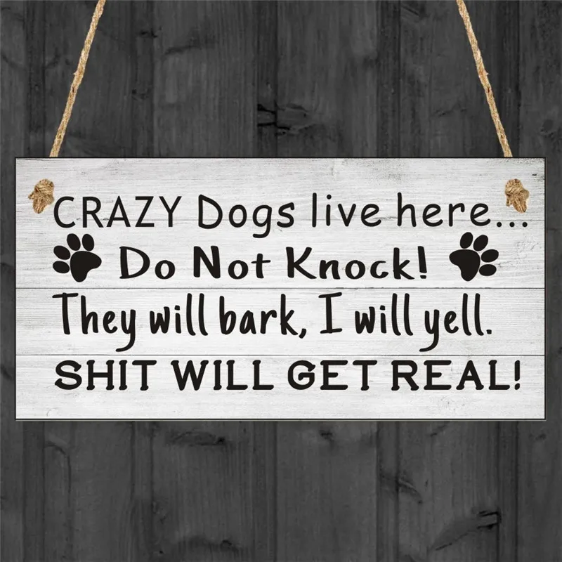 

Funny Crazy Dogs Inside Bedroom Gag Gifts Novelty Christmas Birthday New Year Party Favors Gift for Son Brother Boyfriend