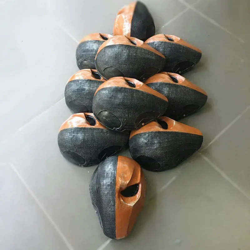 Фильм Бэтмен, рыцарь Аркхема Косплей Маска Deathstroke Терминатор взрослый ребенок ПВХ маска для век Хэллоуин Рождественские украшения подарок