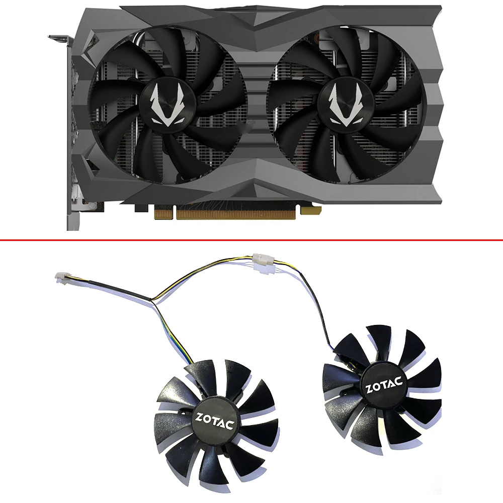 Diy 85 mm Ga92s2u Ga92a2h 4pin Gtx 1660 1660ti Gpu Gráficos fã Zotac Geforce Rtx 2060 2070 Super Mini Placa de Vídeo Ventiladores de Refrigeração