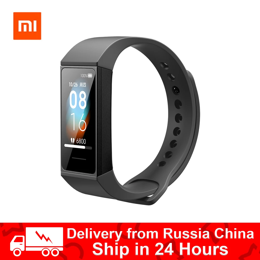 Смарт браслет Xiaomi Redmi Band 4 Mi с пульсометром фитнес трекером Bluetooth 5 0