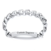 Заказ Гравировка Имя Дата урна браслеты с прахом для женщин мужчин унисекс подарки на память ювелирные изделия