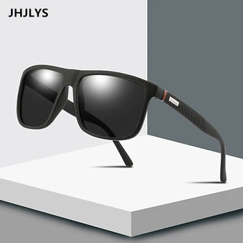 

JHJLYS2019 new fashion polarized sunglasses men's brand rectangular driving glasses men's retro layer sun glasses female UV400