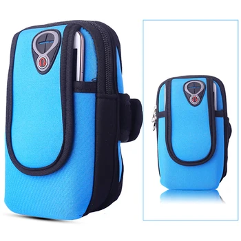 

4-6 Inch Waterproof Bags Arm Belt Pouch Mobile Phone Bag Men Women Riding Outdoor Sports Wrist Fitness Jogging Gym Running Bag