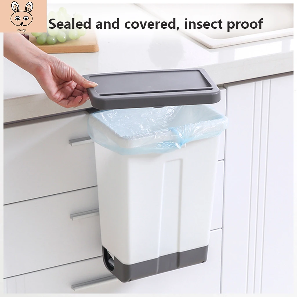 Мусорное ведро для ванной комнаты подвесной мусорный бак кухонного шкафа
