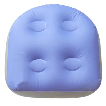 

Soft Bathtub Pillow Booster Seat Inflatable Pad Relaxing Back Massage Mat Spa Cushion Hot Tub