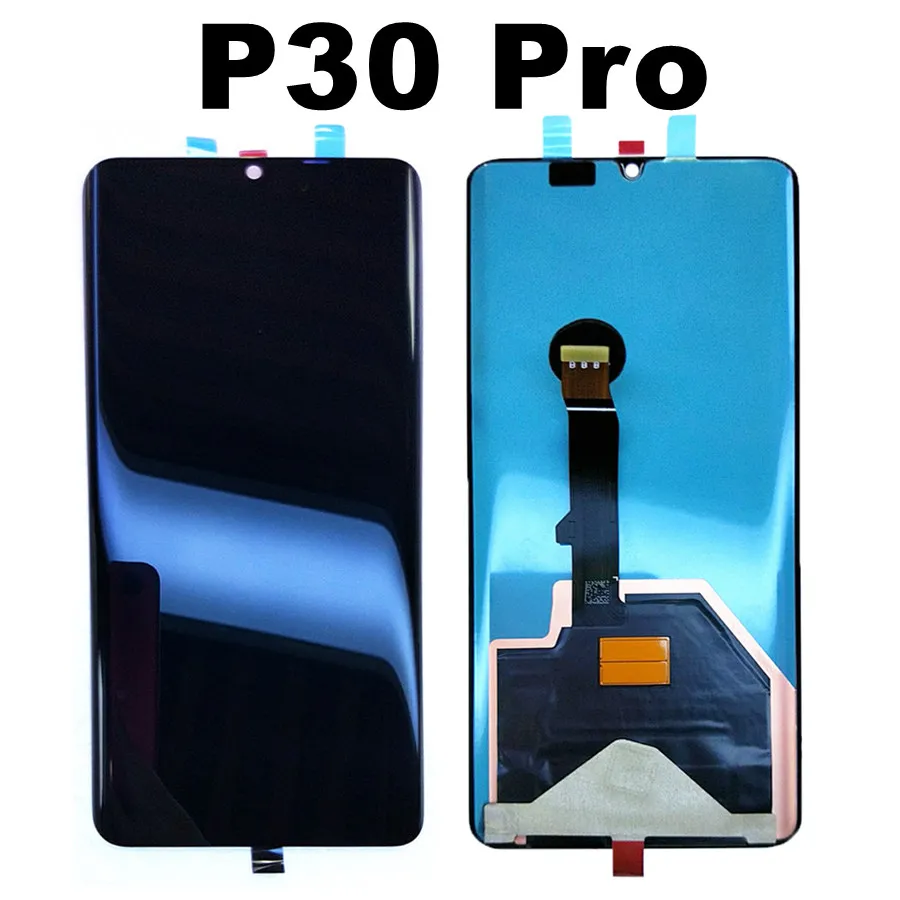 ЖК-дисплей для huawei P30 Pro дисплей сенсорный экран дигитайзер ELE L09 L29 для huawei P30 дисплей VOG L04 L09 L29 замена экрана - Цвет: P30 Pro Black