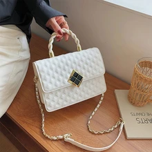

New Women Crossbody Messenger Bags 2021 Luxury Designer Diamond Lattice Fashion Clutches Ladies Shoulder Bags Totes Handbags Pur