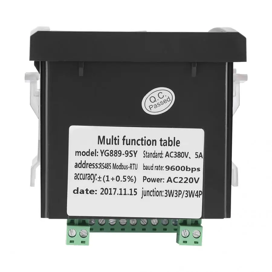 Многофункциональный 3-фазный Напряжение частоты Мощность производителем электрических Счетчиков RS485 Высокое качество вольтметр