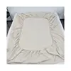 3PCS 100% Linen Elastic Sheet Set, 1 Bed Sheet, 2 Pillowcases, Breathable Soft Farmhouse Bedding Bedsheet, Fitted Sheet Set 3