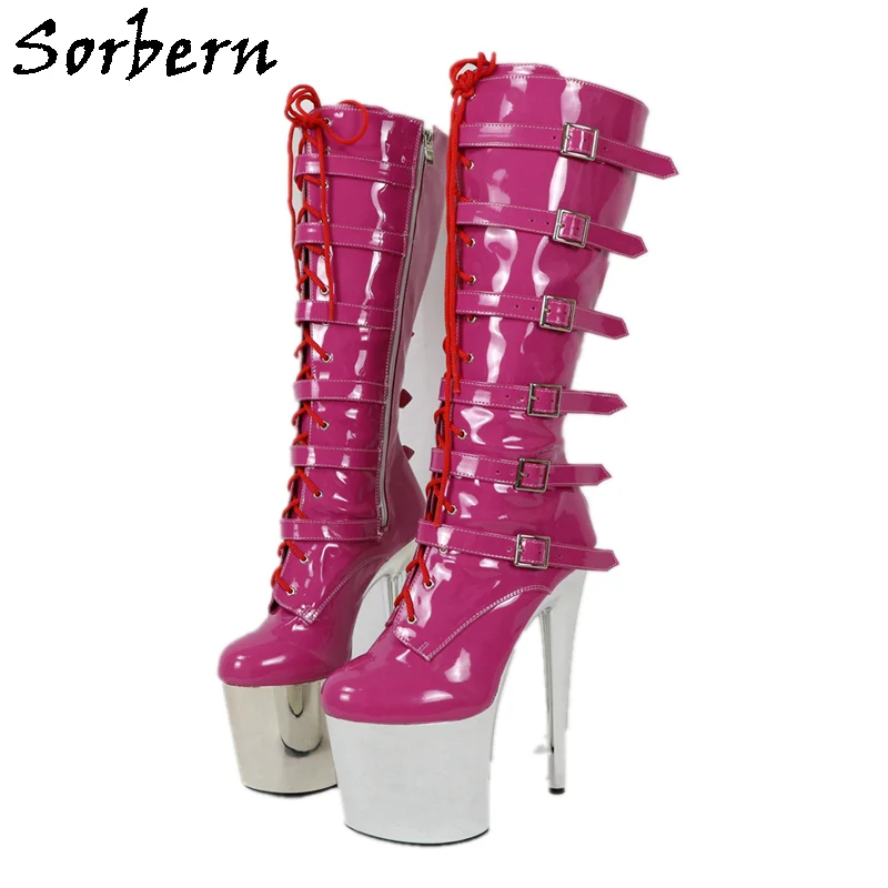 wide stripper heels
